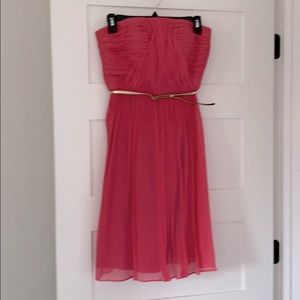 Donna Morgan pink /coral colored knee length dress